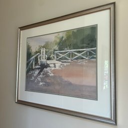 Beautiful Signed Framed Art, 1986 (Hallway)