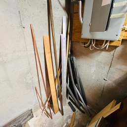 Two Lengths Of Copper Tubing And Scrap Wood Pieces (Zone 3)