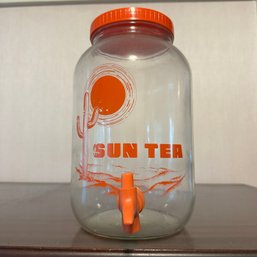 Vintage Glass SUN TEA Dispenser (Up DR)