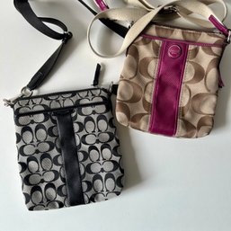 Pair Of Unlabeled Crossbody Bags