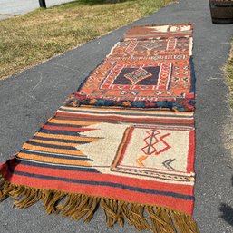 Lovely Woven Rug Runner Made From 100% Post Consumer Recycled Polyester (IS)