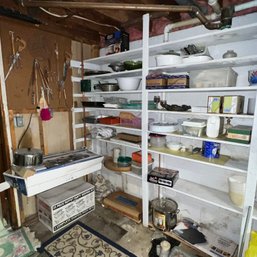 Nice Assortment Of Kitchen Goods! Plus Food Warmers And Other Items (BSMT)