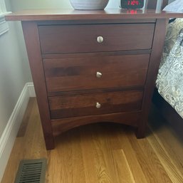 Three-Drawer Nichols & Stone Night Stand (MB)