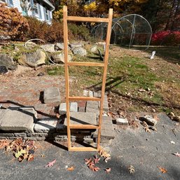 Wooden Blanket Ladder (OA)