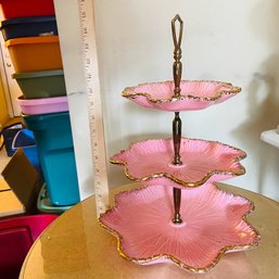 Pink Tiered Tray