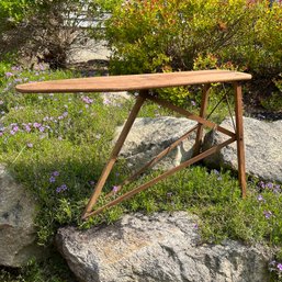 Vintage Wooden Ironing Table, No. 34 'OUR OWN' Saginaw Mfg Co