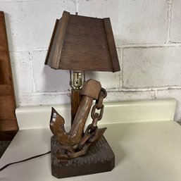 Wooden Anchor Lamp (BSMT)