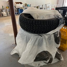 Set Of Four Snow Tires - 205/65R15 (garage)