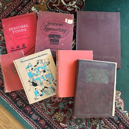 Assorted Vintage Books Inc. Motor's Factory Shop Manual, Typing Manuals, And More (LR)