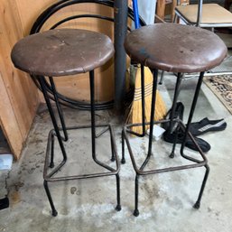 Pair Of Industrial Stools (BSMT)