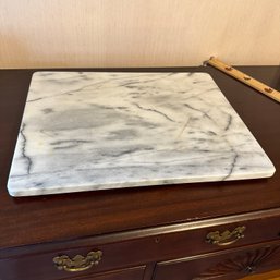 Large Marble Slab On Rubber Feet (Up DR)