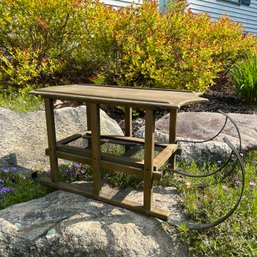 Decorative Wooden Sleigh Table