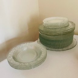 Various Sized Glass Plates