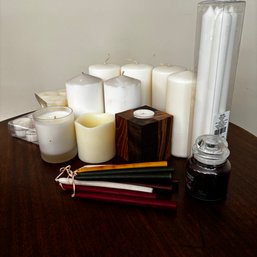 Assortment Of Candles, Unsused