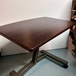 Height Adjustable Rolling Table Laptop Table - See Notes