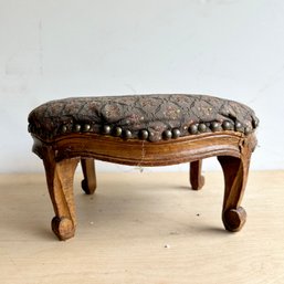 Antique Upholstered Footstool (IS)