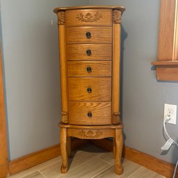 Wooden Free Standing Jewelry Chest (MB)