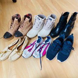 Ladies Shoe Lot - Nine West, Sperry, Pumas - Sizes 8 Through 9 (Office)