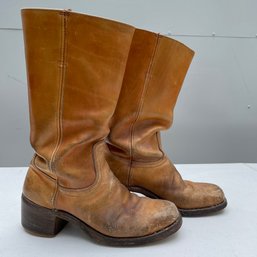 Vintage Well Worn Frye Brown Leather Boots (TD)