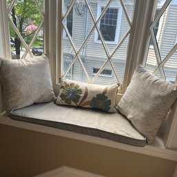 Window Seat Decor - Pillows & Cushion (Stairway)