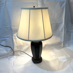 Antique L B D & Co Black Table Lamp (BM)