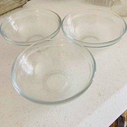 Set Of 3 Small Glass Bowls