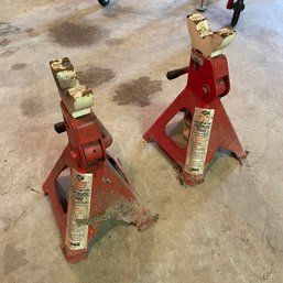 Pair Of American Forge & Foundry Car/Truck Stands (Barn, Lower Level)