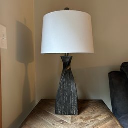 Modern Black Table Lamp, #1 Of 2 (LR)