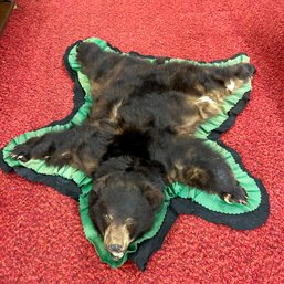 Taxidermy: Bear Skin Rug, Black Bear, Small (BSMT)