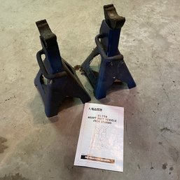 Pair Of Allied 3 1/2 Ton Heavy Duty Vehicle Jack Stands (Barn, Lower Level)