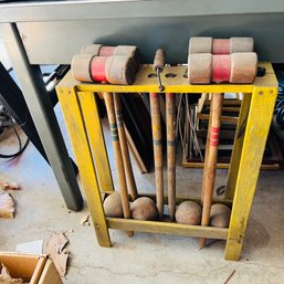 Vintage Children's Croquet Set (Garage)