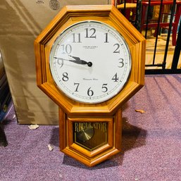 Sterling & Noble Wooden Wall Clock (Basement Room 1)