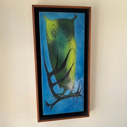 'Owl' By Joe Trippetti, Wall Art Painting (Mud Room)
