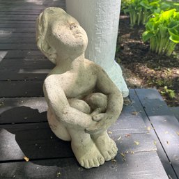 Lightweight Outdoor Garden Statue Of Child (Porch)