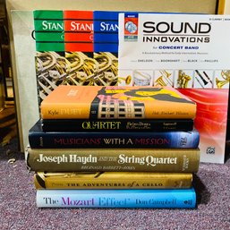 Assorted Sheet Music And Music Related Novels Lot(Basement Room 1)