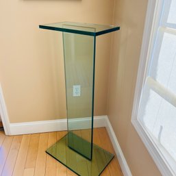 Glass Pedestal Stand (Dining Room)