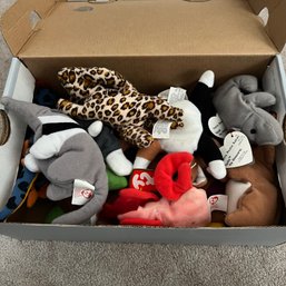 Set Of 19 McDonald's Beanie Babies, Opened (LR)