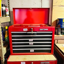 Red Craftsman Tool Chest With Key (Barn Downstairs)
