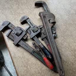 Assortment Of Adjustable Wrenches (basement)
