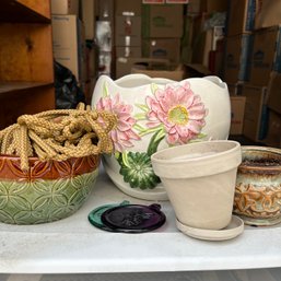 Assorted Decorative Plant Pots