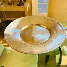 Pottery Barn Large Silver Tone Platter 26' (Dining Room)