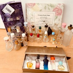 Vintage Perfume Bottles, Mary Kay Scents & New Soap Gift Kits (NK)