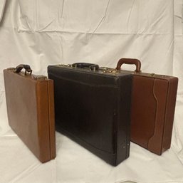 Trio Of Briefcases- Unlocked, Keys Not Included (BM)