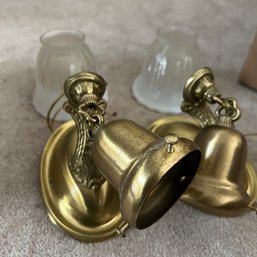 Pair Of Wired Wall Sconces (LR)