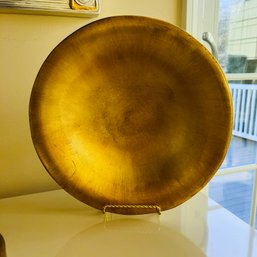 Decorative Gold Tone Bowl - As Is (Dining Room)