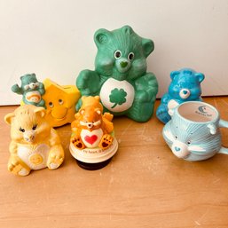 Ceramic Care Bears Mugs, Bank, Figures & Music Figurine (NK)