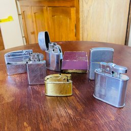 Collection Of Vintage Lighters By Ronson & Zippo (LR)