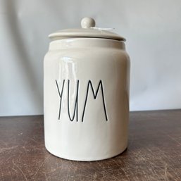 Rae Dunn 'YUM' Cookie Jar