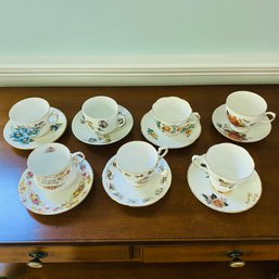 Assorted Teacups And Saucers Lot No. 2 (Dining Room)