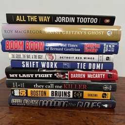 Nine Hockey Related Books (HW)